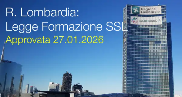 Lombardia: legge regionale Formazione SSL